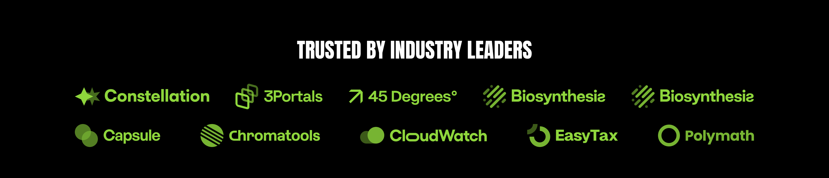 Trusted by Industry Leaders